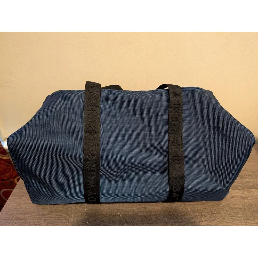 Bath Body Works Duffle Bag Travel Carry On Weekender Ocean Blue New 20x10x8